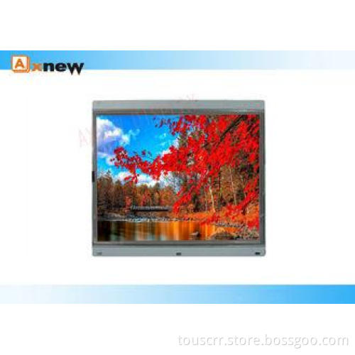 15 inch VGA / DVI-D LCD Industrial Touch Screen Monitor For